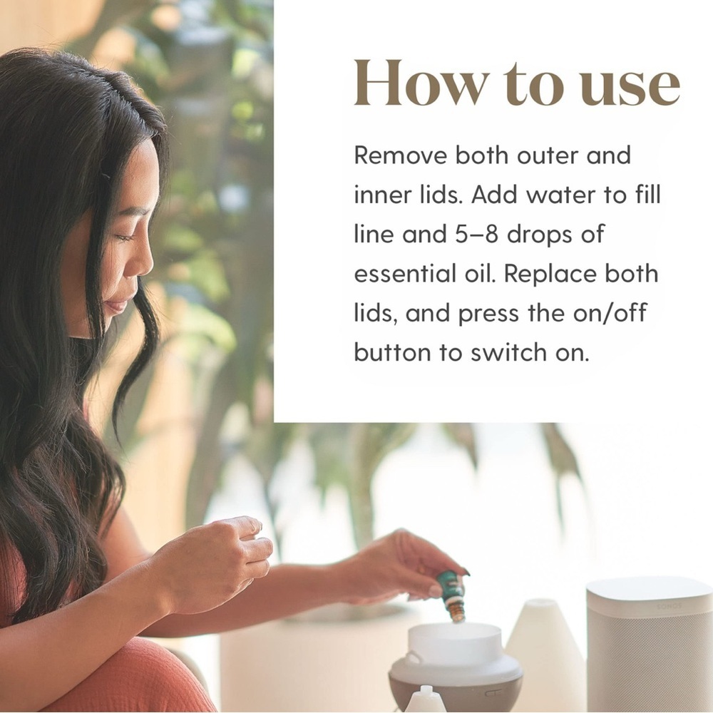 YOUNG LIVING DIFFUSER- Dew Drop Edition - Picture 3 of 5